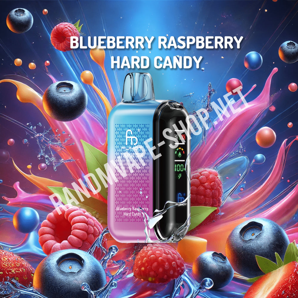 RandM Tornado Vape 20000 Blueberry Raspberry Hard Candy