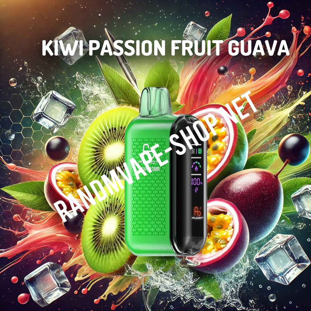 RandM Tornado Vape 20000 Kiwi Passion Fruit Guava