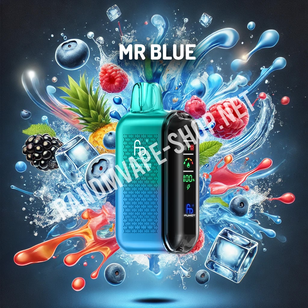 RandM Tornado Vape 20000 Mr Blue